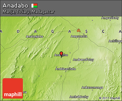 Physical Map of Anadabo