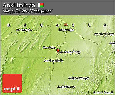 Physical Map of Ankiliminda