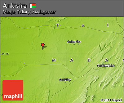 Physical Map of Ankisira