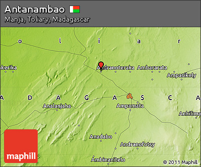 Physical Map of Antanambao