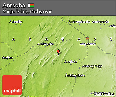 Physical Map of Antsoha