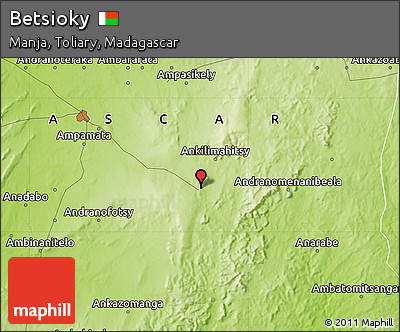 Physical Map of Betsioky