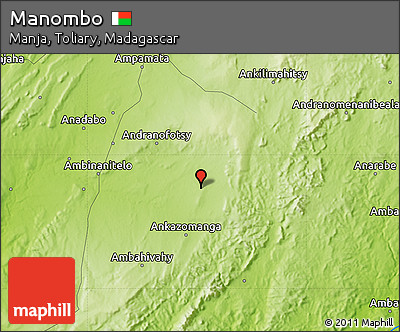 Physical Map of Manombo
