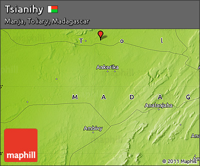 Physical Map of Tsianihy