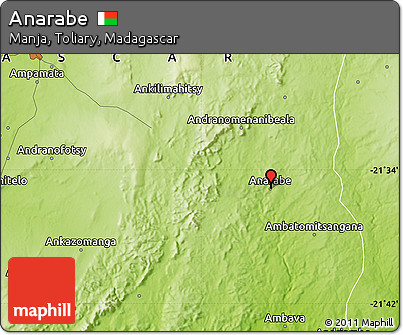 Physical Map of Anarabe