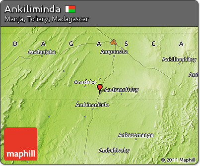 Physical Map of Ankiliminda