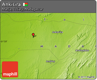 Physical Map of Ankisira