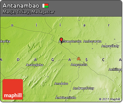 Physical Map of Antanambao