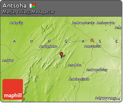 Physical Map of Antsoha