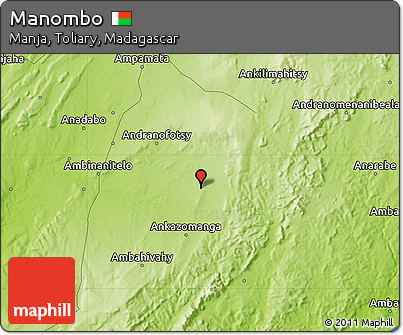 Physical Map of Manombo