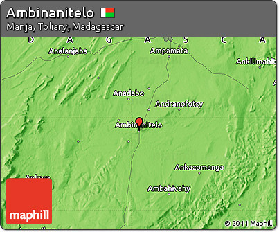 Political Map of Ambinanitelo
