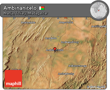 Satellite Map of Ambinanitelo
