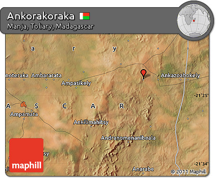 Satellite Map of Ankorakoraka