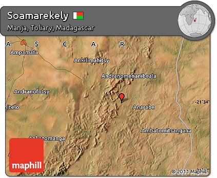 Satellite Map of Soamarekely