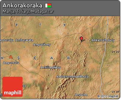 Satellite Map of Ankorakoraka