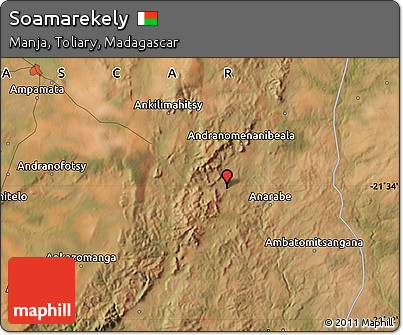 Satellite Map of Soamarekely