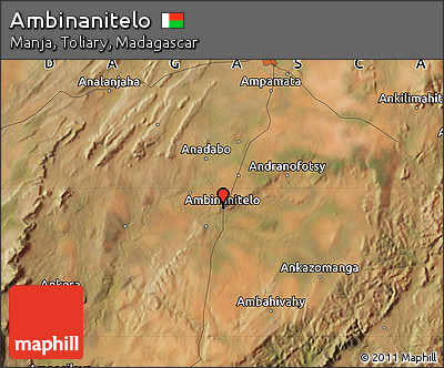 Satellite Map of Ambinanitelo