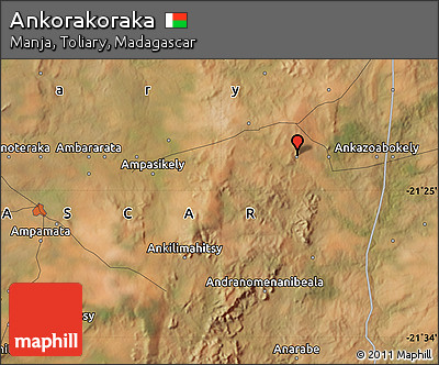 Satellite Map of Ankorakoraka