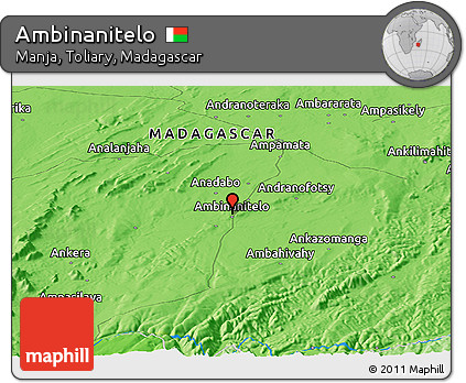 Political Panoramic Map of Ambinanitelo
