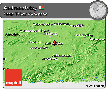 Political Panoramic Map of Andranofotsy