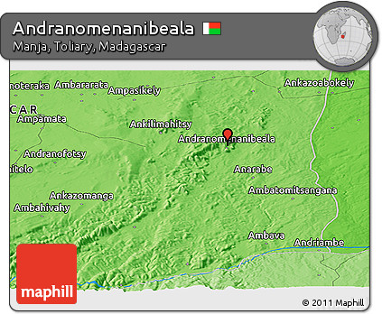 Political Panoramic Map of Andranomenanibeala