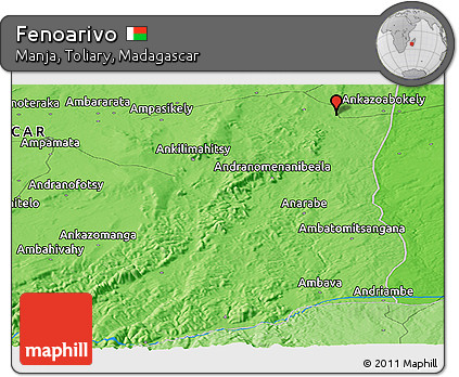 Political Panoramic Map of Fenoarivo