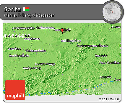 Political Panoramic Map of Sorita