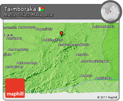 Political Panoramic Map of Taimboraka