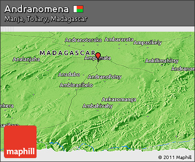 Political Panoramic Map of Andranomena