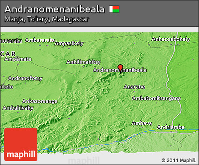 Political Panoramic Map of Andranomenanibeala