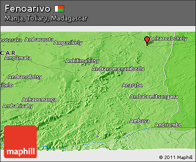 Political Panoramic Map of Fenoarivo