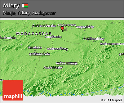 Political Panoramic Map of Miary