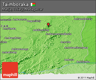 Political Panoramic Map of Taimboraka