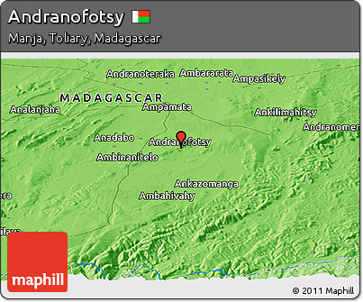 Political Panoramic Map of Andranofotsy