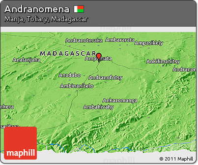 Political Panoramic Map of Andranomena