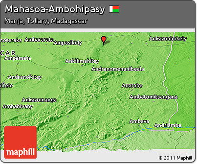 Political Panoramic Map of Mahasoa-Ambohipasy