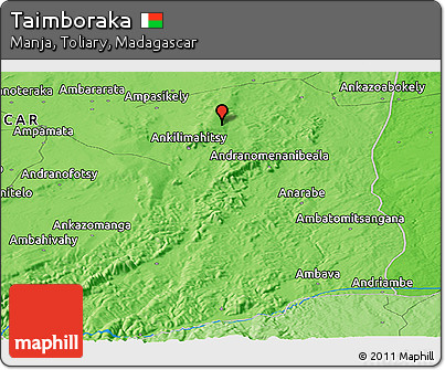 Political Panoramic Map of Taimboraka