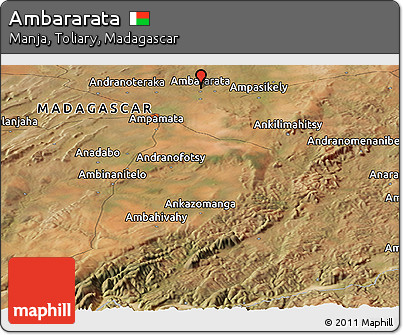 Satellite Panoramic Map of Ambararata