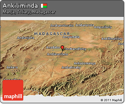 Satellite Panoramic Map of Ankiliminda