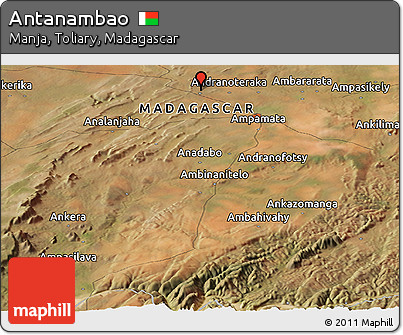 Satellite Panoramic Map of Antanambao