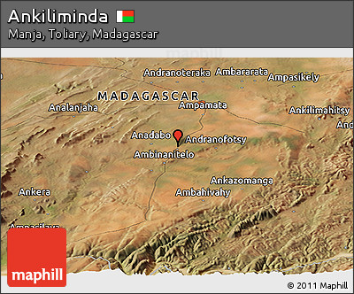 Satellite Panoramic Map of Ankiliminda