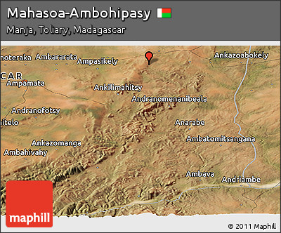 Satellite Panoramic Map of Mahasoa-Ambohipasy