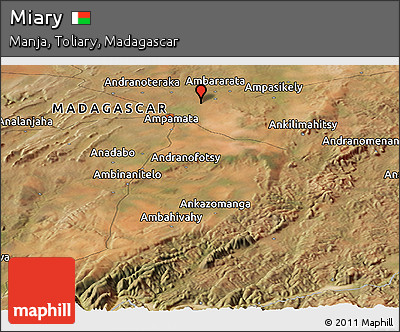 Satellite Panoramic Map of Miary