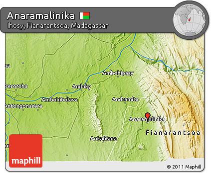 Physical 3D Map of Anaramalinika