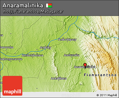 Physical 3D Map of Anaramalinika