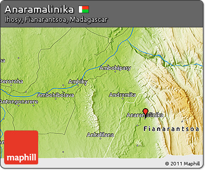 Physical 3D Map of Anaramalinika