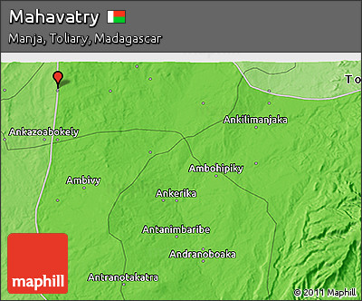 Political 3D Map of Mahavatry