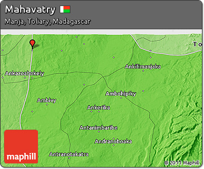 Political 3D Map of Mahavatry