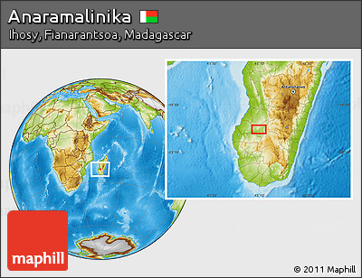Physical Location Map of Anaramalinika