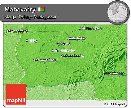 Political Panoramic Map of Mahavatry